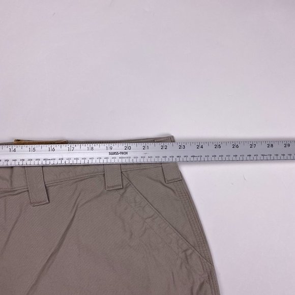 NEW Carhartt B147 TAN Original Fit Canvas Work Shorts Mens 46 x 10 Cotton - Picture 7 of 11